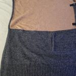 Max Studio  womens 60% lambswool colorblock poncho size small Photo 5