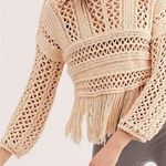 Free People Knit Fringe Sweater Photo 0