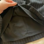 EXPRESS Black Pinstripe Paperbag Skirt Photo 4