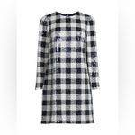 Vineyard Vines NWT $298 Buffalo Check Sequin Dress Color Sequin Navy Gingham Photo 3