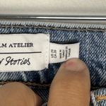 & Other Stories & Other Stories Stockholm Atelier High Waist Straight Leg Raw Hem Mom Jeans 29 Photo 2