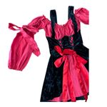 Leg Avenue Women's Vixen Pirate Wench Costume black and red size medium Photo 7