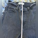 Abercrombie & Fitch Abercrombie Curve Love 90s Slim Straight High Rise Crossover Jeans, 24/00 Photo 6