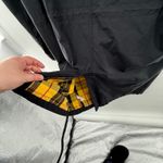 Tommy Hilfiger Black Hooded Utility Jacket Women's 1X Plaid Lined Cargo Coat Photo 5