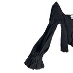 Urban Outfitters  Allie Tie Sleeve Blouse Babydoll Boho Long Sleeve Size Medium Photo 3