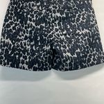 Isaac Mizrahi ISSAC MIZRAHI DISTRESSED LEOPARD PRINT SHORTS SZ 4 BLACK & GRAY NEW Photo 1