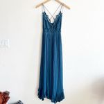 Free People Adella maxi lace top maxi dress in Blue Photo 1