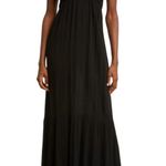 Elan Tiered Halter Maxi Cover-Up Dress Size Large Photo 8