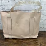 Michael Kors MICHAEL KORS Tote Vegan Large Blush Pink Bag Handbag Clear Logo Handle Photo 1