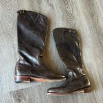 Frye Tall Leather Riding Zip Up Boots Equestrian Womens Photo 0