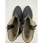 Mr. Wolf Ankle Boots Womens 7.5 Black Leather Bootie Low Cowboy Western Concert Photo 8