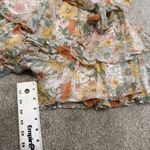 Blush XL ruffle floral faux wrap romper front tie D4 2381 Photo 5