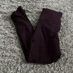 Lululemon  maroon cropped 23” leggings size 4 Photo 0