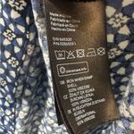 H&M  blue black and white all over print shift dress size 4 Photo 5