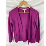 Banana Republic Wool Blend Button Up Cardigan Purple Size Small Photo 0