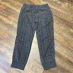 Anthropologie  Gray Kallie Leopard Plaid Print Pockets Jogger Womens Medium Photo 8
