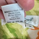 Coldwater Creek  Cotton Floral Button Up Jacket Medium Photo 6