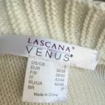 Striped Open Front Cardigan Sweater Long Sleeve Knitwear Duster Small Coastal Gray Photo 2