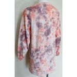 Lulus Hang Loose Multi Tie Dyed Mini Sweatshirt Dress Photo 6