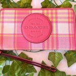 Coach Dempsey Large Phone Wallet With Garden Plaid Print And Patch c8680 Photo 0