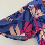 Abel the label  Anthropologie Santa Cruz Floral High Low Maxi Dress V Neck Size S Photo 5