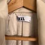 BOA | BECAUSE OF ALICE Leather Blazer Jacket White Size L Photo 2