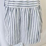 Lumière New  Striped Smocked Babydoll Dress Blue White Photo 13