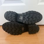 Dolce Vita Black Leather Halona Chunky Block Heel Platform Loafer 9.5 NWOB Photo 6