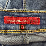 YMI Jeans Size 20 Blue Denim Distressed Photo 6