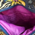 Vera Bradley  Triple Zip Crossbody Bag African Violet Design RETIRED Photo 8