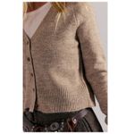 Free People  School Girl Crop Softspun Cardigan Size XS Photo 2
