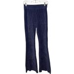 Aerie  Navy Ribbed Corduroy Flare Pants Soft Cozy Vintage Y2K Fit High Rise Small Photo 1