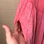 Free People  dress NEW Pintuck Paradise Maxi pink burnout eyelet floral Photo 2