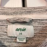 Aerie  Gray Loose Slit Crewneck Photo 1