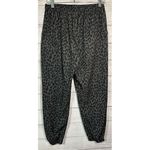 Half Moon Modern Movement Woman's M Joggers Animal Print Green Black Pockets Size M Photo 2
