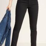 Old Navy  Power Slim Straight Mid Rise Black Jeans Size 8 Photo 0