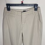 Patagonia stretch all wear organic cotton blend cream khaki cropped pants sz 0 Photo 2