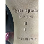 Kate Spade Black Satin Bow Closed Toe Sling Back Heels Size 9 Photo 7