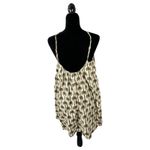 Aguabendita Target Linen Halter Mini Dress Palm Tree Resort Size Medium Photo 3