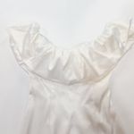 MORE TO COME Caira Ruffle Dress in White XS Photo 3