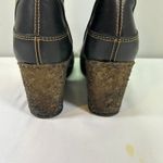 Timberland Leather Calf High Wedge Boots Women's 6.5 black Photo 4