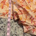 Free People Dusk Coral Combo Smocked Maxi Dress Floral Print Halter Style Large Photo 10