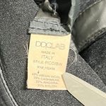 DDCLAB Black Wool Blend Coat Leather Accents Made in Italy Size Small (est) Photo 4