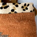 Panache Aztec Tote Bag Purse Wool Large Multicolor Rust Handwoven 19.5in x 16in Orange Photo 9