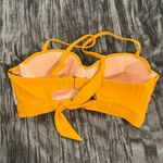 Shade & Shore Vibrant Yellow Strappy Swim Top Size 36D Photo 1