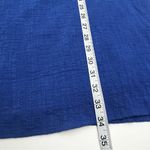 JODIFL  Women‎ Medium Blue Embroidered Dress Cap Sleeve Boho Bohemian Floral NEW Photo 8