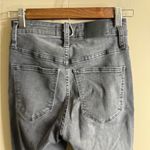 Madewell  distressed black  jeans curvy high rise skinny 24r Photo 7