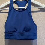Aerie  Women’s Blue High neck Coverage Sports Bra Size XS Photo 2