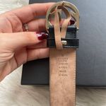 Gucci Belt Interlocking Silver GG Black Leather Photo 2