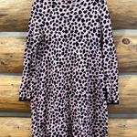 Ann Taylor Pink Giraffe Animal Print Sweater Dress Photo 3